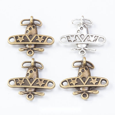 Airplane charm shown across the available finishes