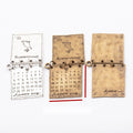 Calendar Book Metal Charm 2 Finish Options Craft Supply view 1
