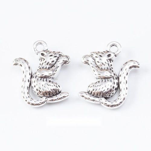 Squirrel Charms showing assortment on a white background