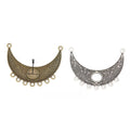 Crescent Filigree Chandelier Connector in Two Antique Finishes view 1