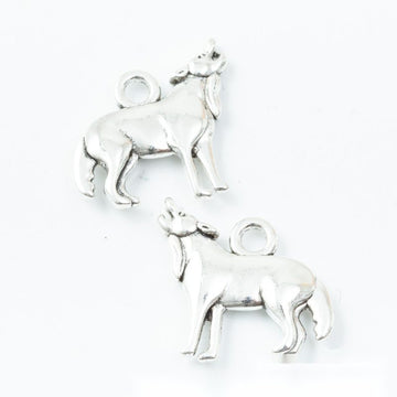 Standing Goat Charms in Antique Silver for Jewelry Making