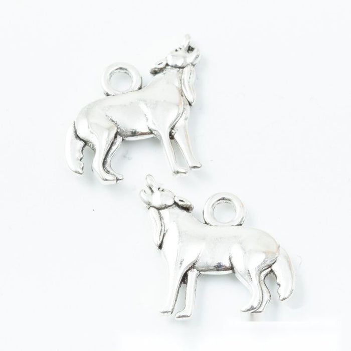 Standing Goat Charms in Antique Silver for Jewelry Making