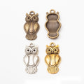 Long Owl Pendant with Recessed Wing Panels in Four Finishes view 1