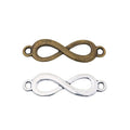 Infinity Symbol Double Loop Jewelry Connector Component view 1