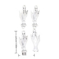 Open Hand Connector in 1 Metal Finish for Jewelry Making view 1