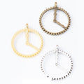 3-Finish Gear Rim Clock Hands Metal Jewelry Components for Crafts view 1