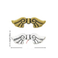 Scroll Wing Bead Detailed Alloy Bead in 2 Pictured Options view 1
