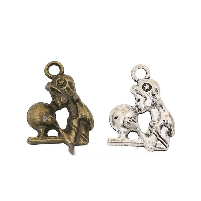 Parent And Child Detailed Metal Charm in 2 Finishes