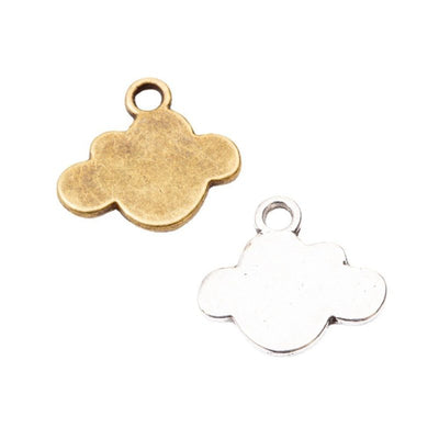 Plain Cloud metal pieces shown in the available finishes.