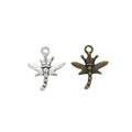 Fairy Dragonfly Charm Metal Pendant for Jewelry Making view 1