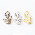 Artist Cup Metal Charm 3 Finish Options Craft Supply view 1
