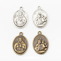 Sacred Heart Medal in 2 Metal Finishes for Jewelry Making view 1