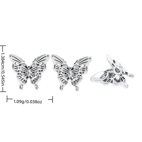 Filigree Butterfly components shown from the front in all pictured options