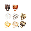 Bow Bail Bead Metal Jewelry Components in 8 Distinct Finishes view 1
