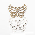 Openwork Butterfly Connector Alloy Jewelry Making Component in 2 Finish Options view 1