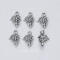 Leaf Grape Cluster Charm In 1 Metal Finish For Jewelry Making view 1