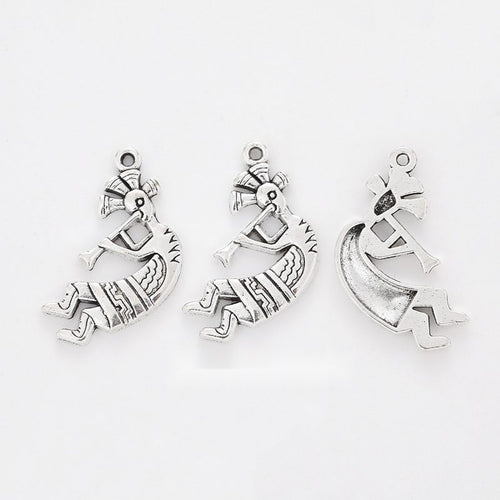 Abstract Seated Figure metal piece showing overall shape and available finishes