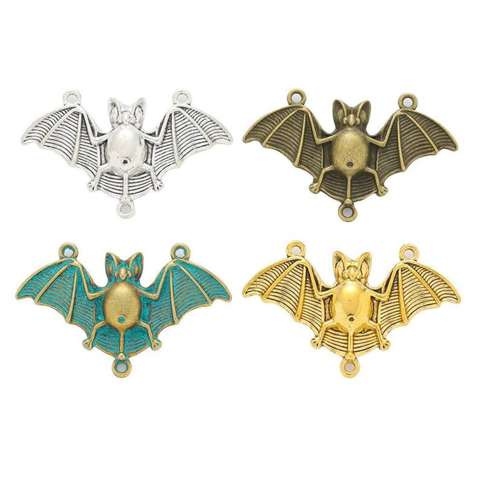Bat Chandelier Connector in Four Vintage Metal Finishes