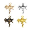 Winged Fairy And Star Metal Charms In Four Finishes view 1