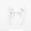 Swimmer Figure Metal Charm Pendant For Jewelry Making view 1
