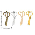 Barber Scissors Charm In Four Vintage Metal Finishes view 1