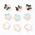 Small Enamel Butterfly Metal Charms In Three Colors view 1