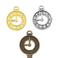 3-Finish Open Dial Clock Metal Jewelry Components for Crafts view 1