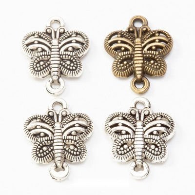 Butterfly Connector finish comparison on a white background