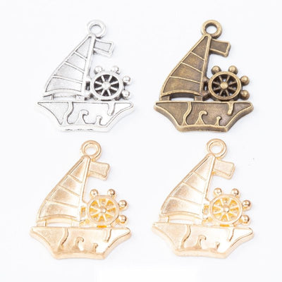 Group view of the available sailboat charms