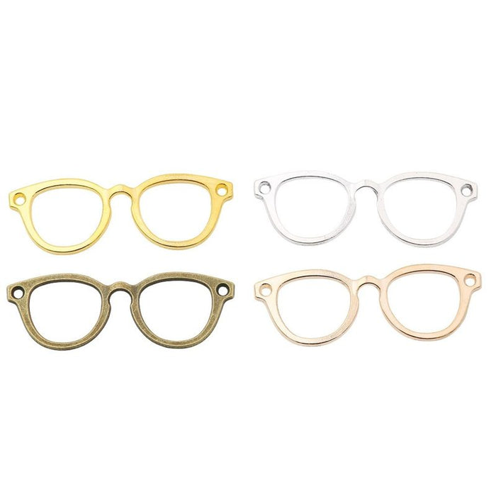 Eyeglasses Frame Metal Jewelry Connectors in 4 Finishes