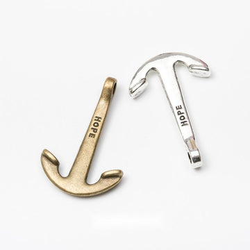 Hope Anchor Charm Metal Jewelry Making Pieces In 2 Styles
