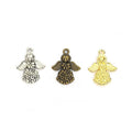Patterned Skirt Angel Charm Metal Pendant for Jewelry Making view 1