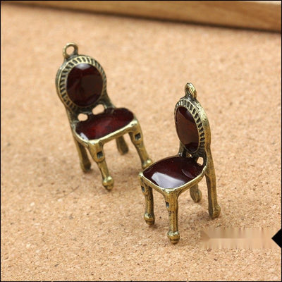 Chair charm shown in grouped front views