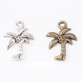 Palm Tree Metal Charm Pendant For Jewelry Making Crafts view 1