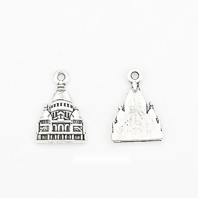 Building Facade Charm finish assortment on a white background