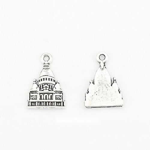 Building Facade Charm finish assortment on a white background