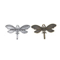 Wide-Wing Dragonfly Charm Metal Pendant for Jewelry Making view 1