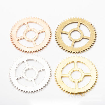 Four Spoke Gear Components In Four Metallic Finishes