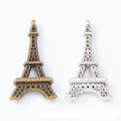 Open lattice tower silhouette with a top loop shown in the available finishes