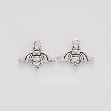 Small Bee Metal Charm in 1 Pictured Finish Jewelry