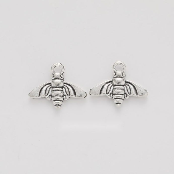 Small Bee Metal Charm in 1 Pictured Finish Jewelry