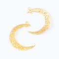 Filigree Crescent Moon Double Loop Connectors in Eight Finishes view 8