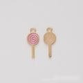 Spiral Enamel Lollipop Metal Charm in Seven Colors view 11