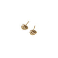 Irregular Molten Nugget Texture Mini Stud Earrings view 5