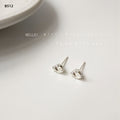 Irregular Molten Nugget Texture Mini Stud Earrings view 7