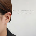 Irregular Molten Nugget Texture Mini Stud Earrings view 3