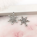 Black Snowflake Metal Beads with 17 Listed Options view 12