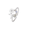 Silver Flower Ring