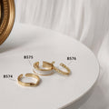 Gold-Tone Open Wave White Enamel And Chain Band Rings view 4