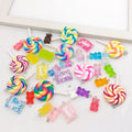 Multicolor Lollipop Glossy Charms for Jewelry and Craft Projects view 4